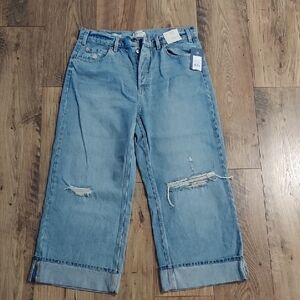 Universal Thread Cropped Vintage Wide Leg Jeans